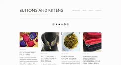 Desktop Screenshot of buttonsandkittens.com